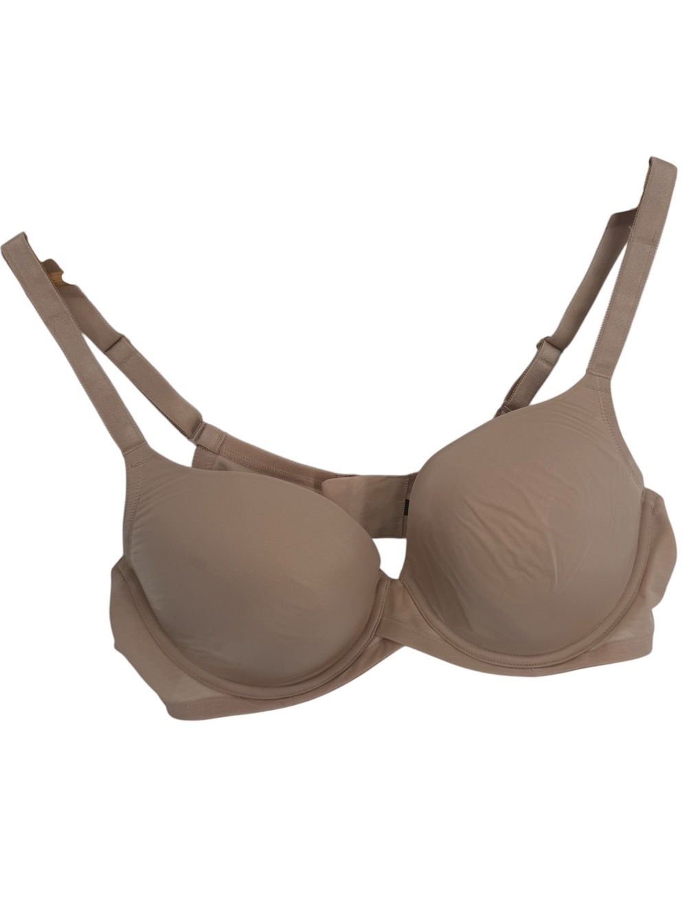 Torrid Plunge Lightly Lined Smooth Bra Size 42C Tan Underwire Back Closure